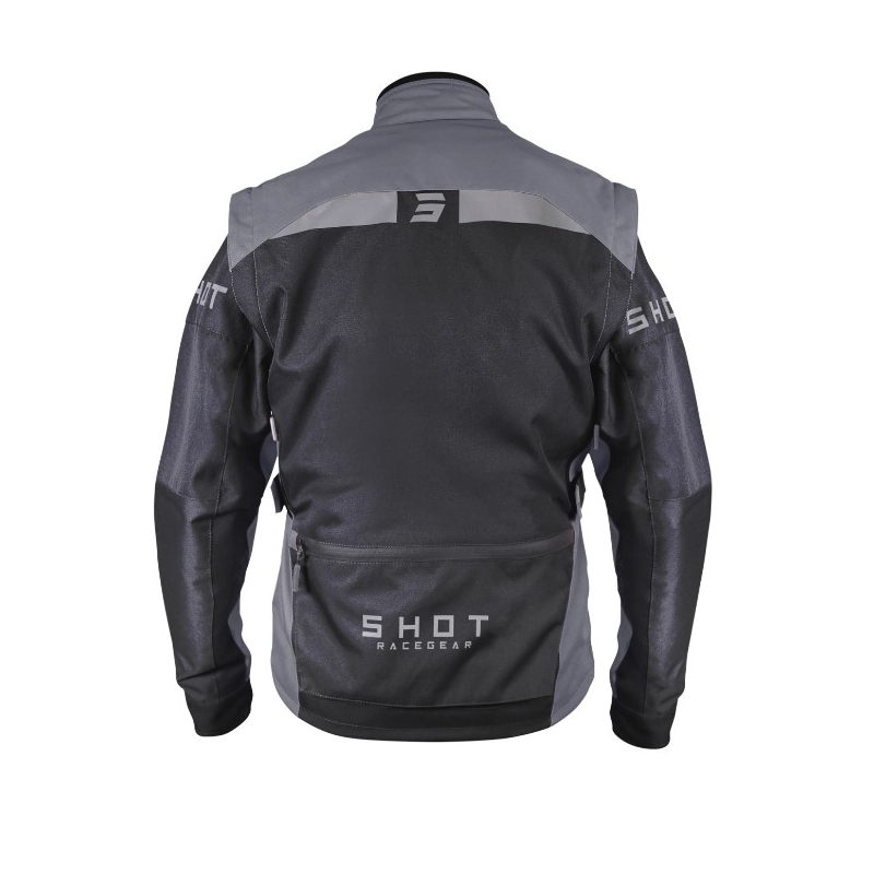 Shot Racetech Schwarz-Grau Motorradjacke