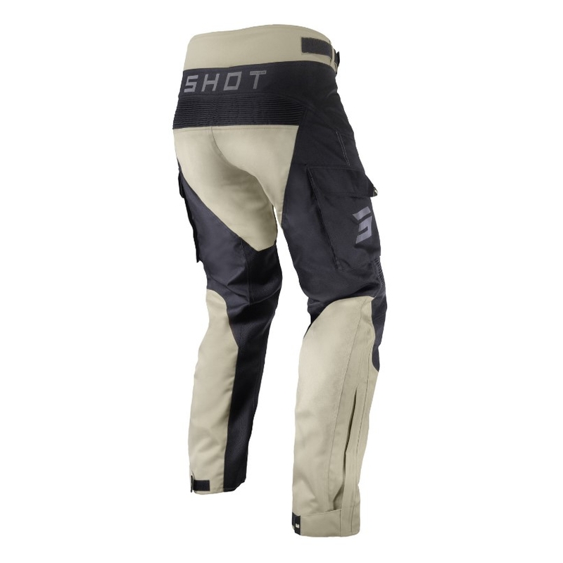 Shot Racetech Schwarz und Beige Motorradhosen Ausverkauf