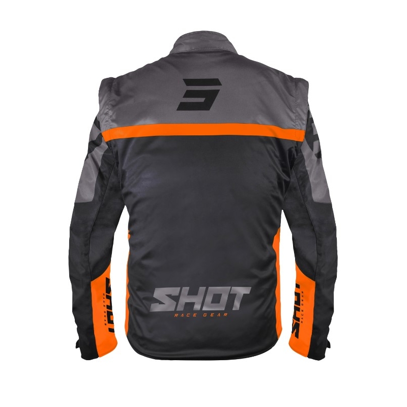 Softshelljacke Shot Lite schwarz-orange