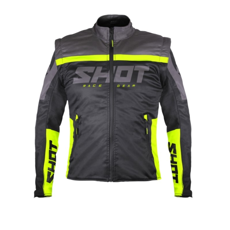 Softshelljacke Shot Lite schwarz-fluo gelb