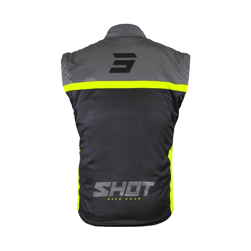 Softshell-Weste Shot Bodywarmer Lite 2.0 schwarz-fluorgelb Ausverkauf