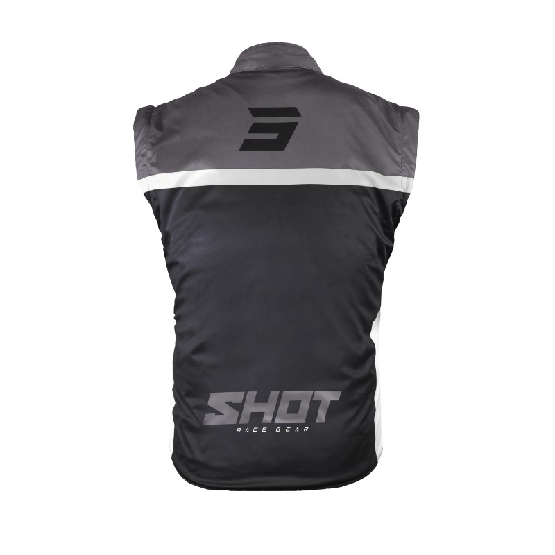 Softshell-Weste Shot Bodywarmer Lite 2.0 schwarz und weiß Ausverkauf