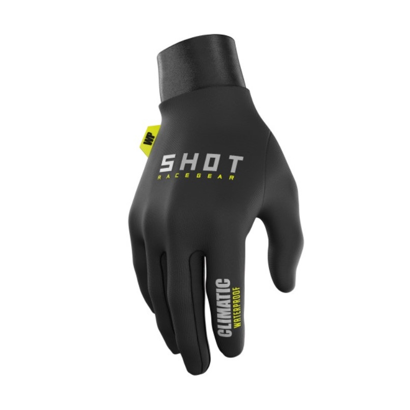 Motocross-Handschuhe Shot Climatic 3.0 schwarz-fluo gelb