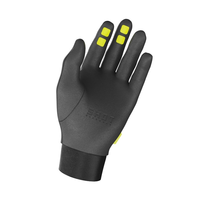 Motocross-Handschuhe Shot Climatic 3.0 schwarz-fluo gelb