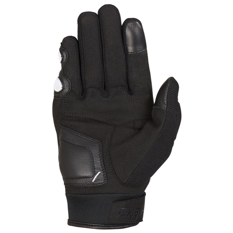 Furygan Galax schwarz-weiße Motorradhandschuhe