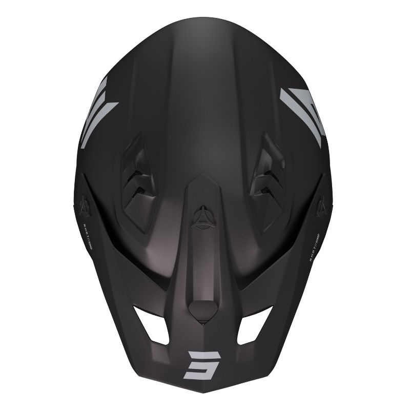 Motorradhelm Shot Jump Schwarz Matt