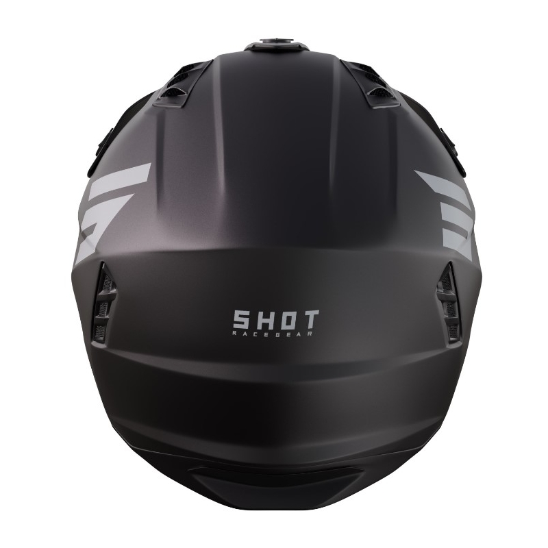 Motorradhelm Shot Jump Schwarz Matt