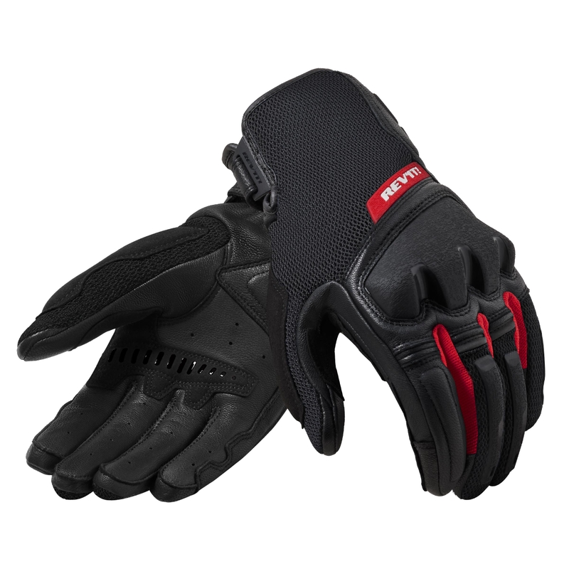 Revit Duty Motorradhandschuhe rot und schwarz Ausverkauf
