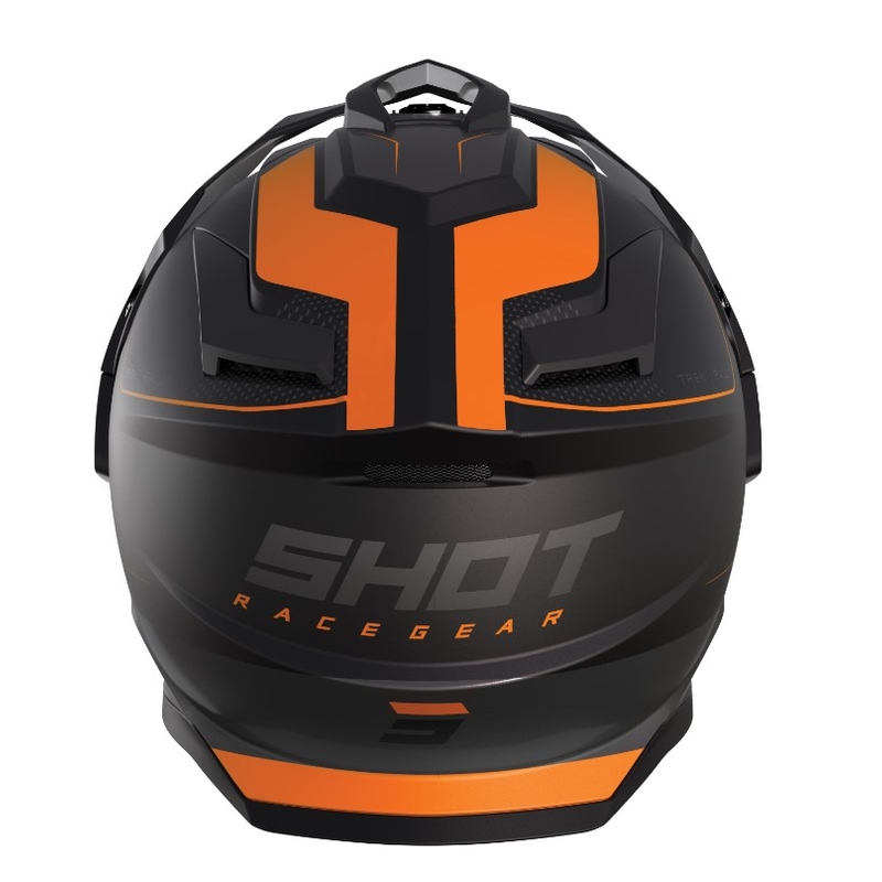 Enduro-Helm Shot Trek Rally schwarz-orange