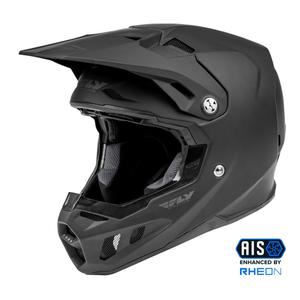 Motocross Helm FLY Racing Formula Solid schwarz matt