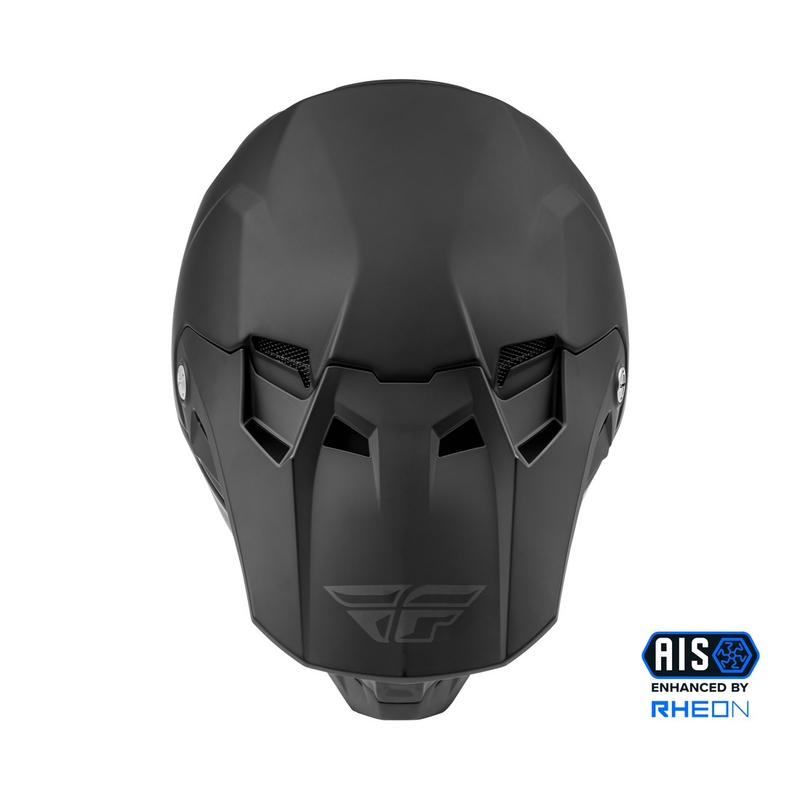 Motocross Helm FLY Racing Formula Solid schwarz matt