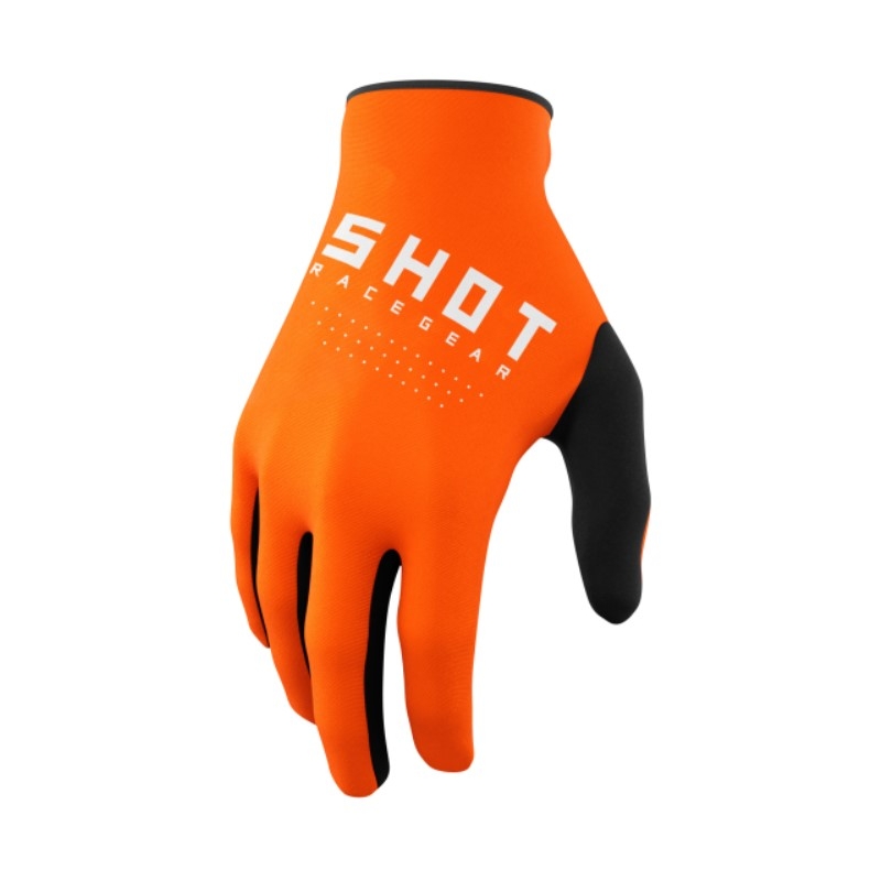 Shot Raw Kid Motocross-Handschuhe orange im Angebot Ausverkauf
