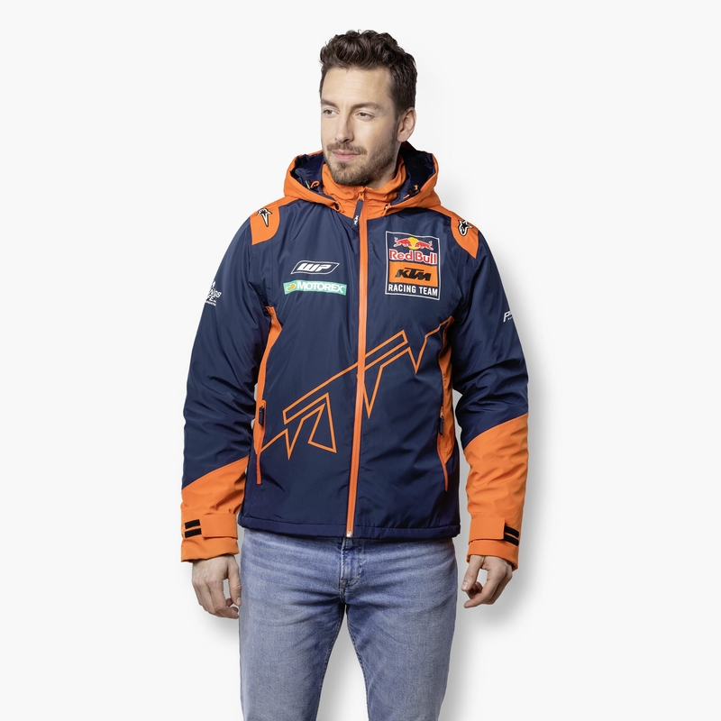 Bunda KTM Red Bull Winter modro-oranžová