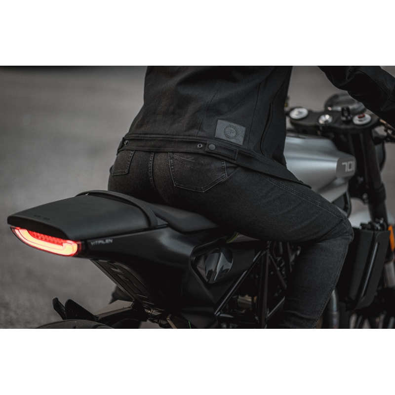 Damen Motorradjeans PANDO MOTO Kusari Cor 01 schwarz Ausverkauf