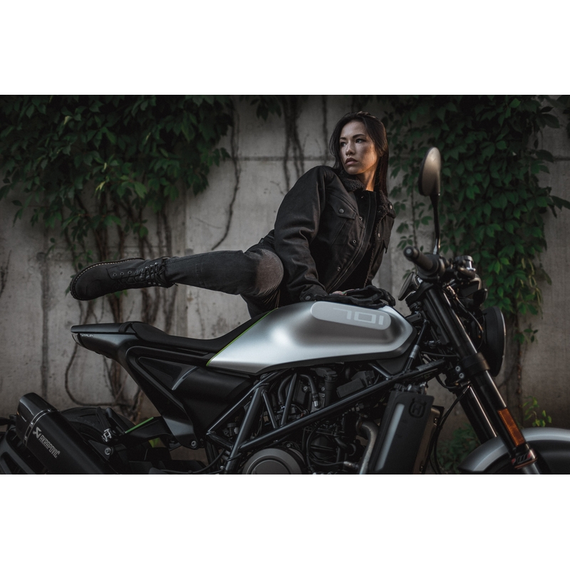 Damen Motorradjeans PANDO MOTO Kusari Cor 01 schwarz Ausverkauf