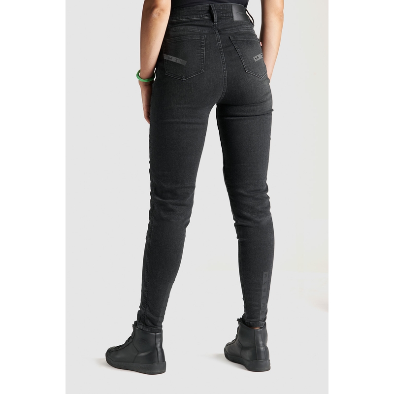 Damen Motorradjeans PANDO MOTO Kusari Cor 01 schwarz Ausverkauf