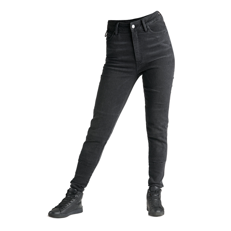 Damen Motorradjeans PANDO MOTO Kusari Cor 01 schwarz Ausverkauf