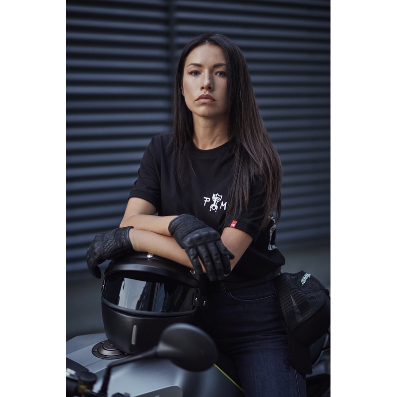 Damen Motorradjeans PANDO MOTO Kusari Cor 02 blau Ausverkauf