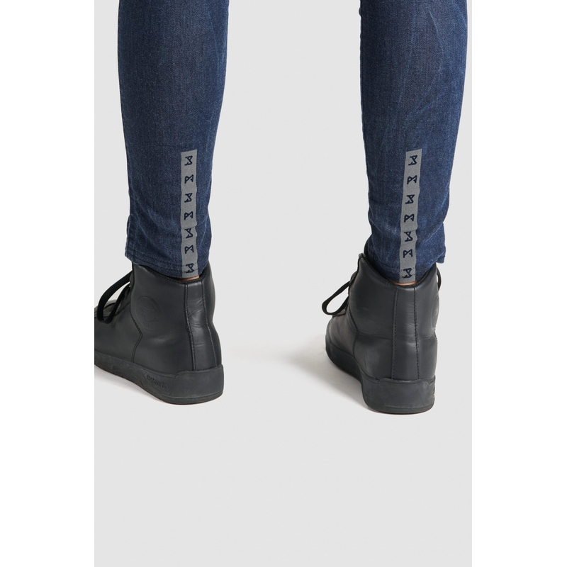 Damen Motorradjeans PANDO MOTO Kusari Cor 02 blau Ausverkauf