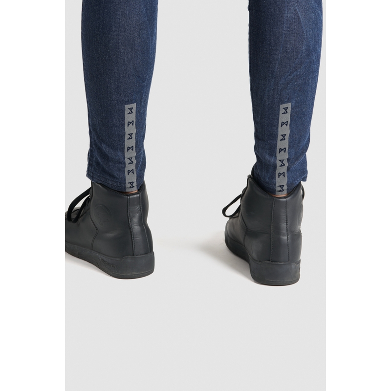 Damen Motorradjeans PANDO MOTO Kusari Cor 02 blau Ausverkauf