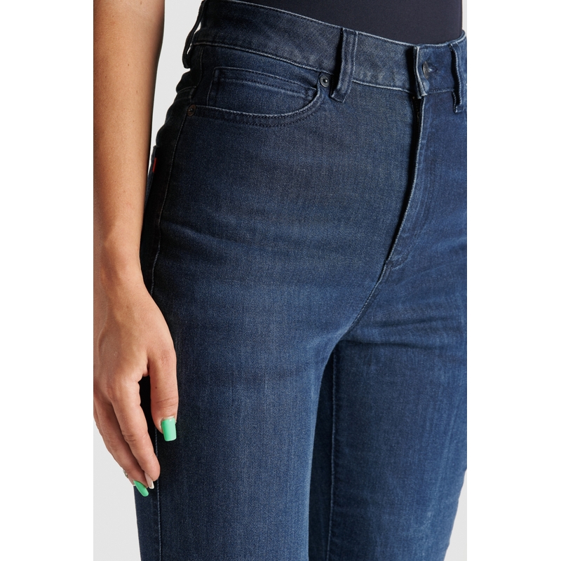 Damen Motorradjeans PANDO MOTO Kusari Cor 02 blau Ausverkauf