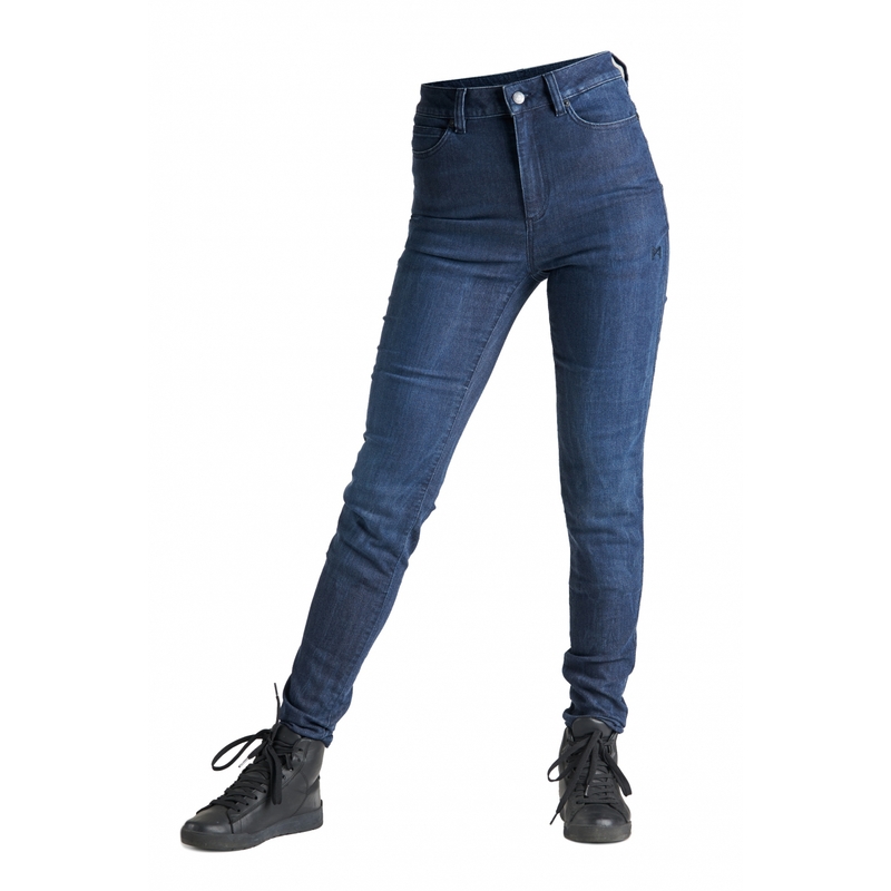 Damen Motorradjeans PANDO MOTO Kusari Cor 02 blau Ausverkauf