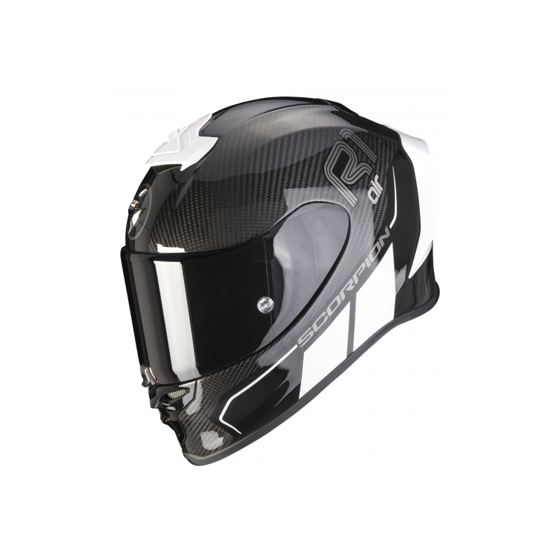 Integralhelm Scorpion EXO-R1 Carbon Air Corpus II schwarz und weiß - II. Qualität
