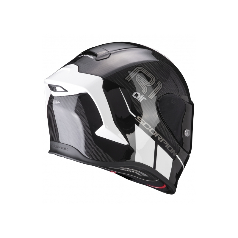 Integralhelm Scorpion EXO-R1 Carbon Air Corpus II schwarz und weiß - II. Qualität