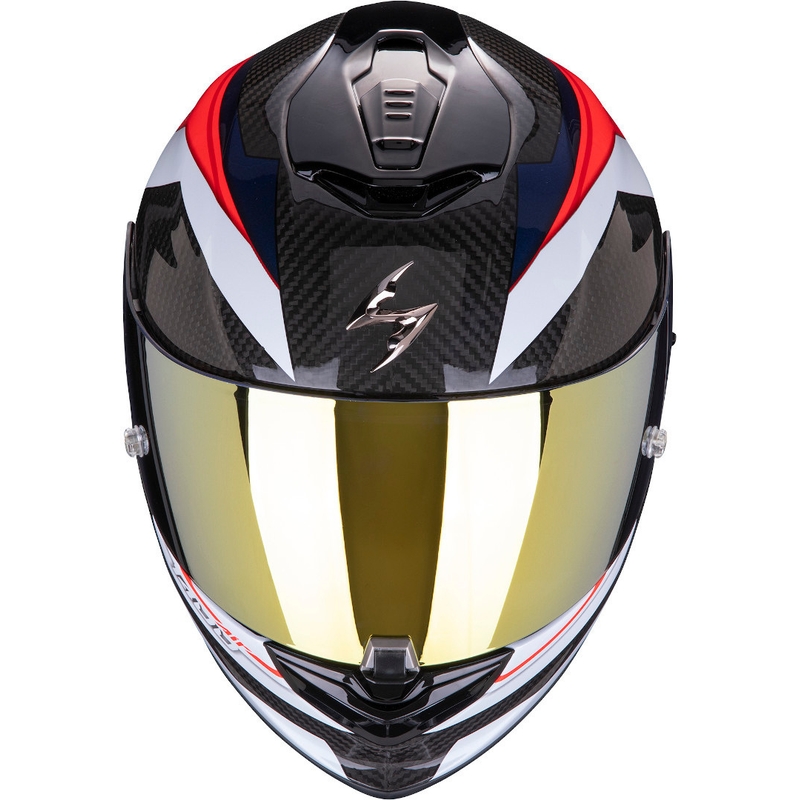 Integralhelm Scorpion EXO-1400 Carbon Air Legione schwarz-rot-blau - II. Qualität