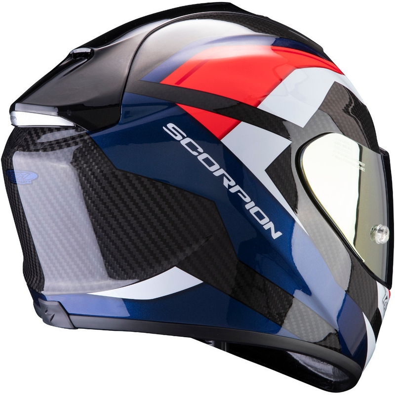 Integralhelm Scorpion EXO-1400 Carbon Air Legione schwarz-rot-blau - II. Qualität
