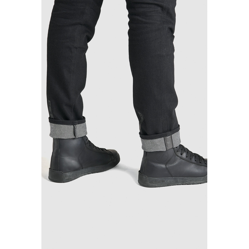 Damen PANDO MOTO Kissaki Arm Schwarz Motorrad Jeans Ausverkauf