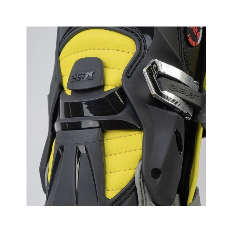 Eleveit X-Legend Motorradstiefel grau-gelb Ausverkauf