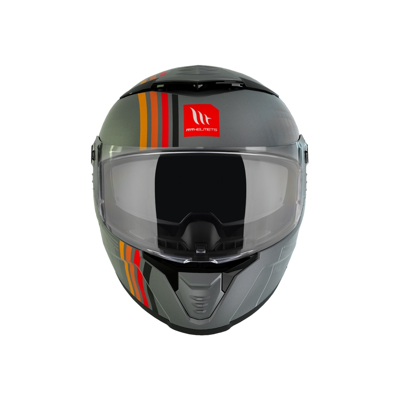 MT Thunder 4 SV Mil C2 Grau Matt Integral-Motorradhelm im Angebot Ausverkauf