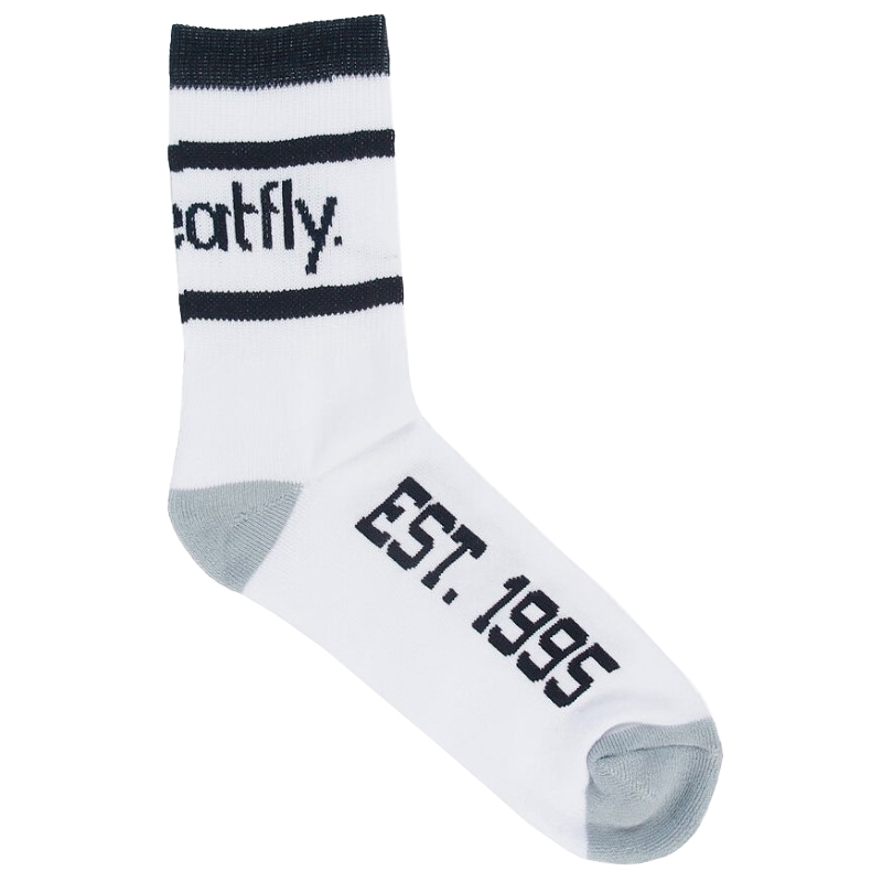 Meatfly Lange weiße Socken - 3 Paar