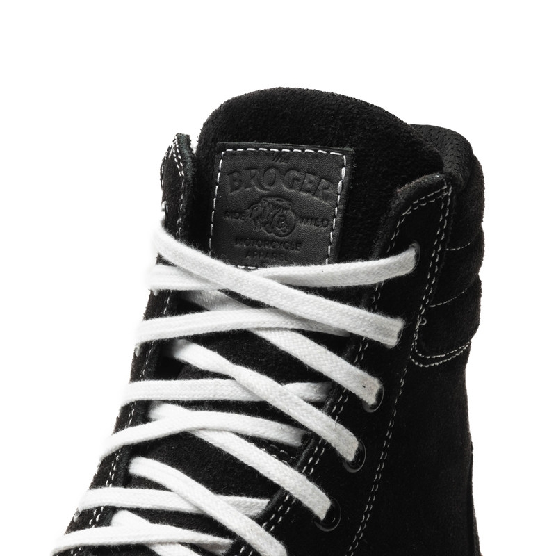 Leder Motorradstiefel BROGER California schwarz