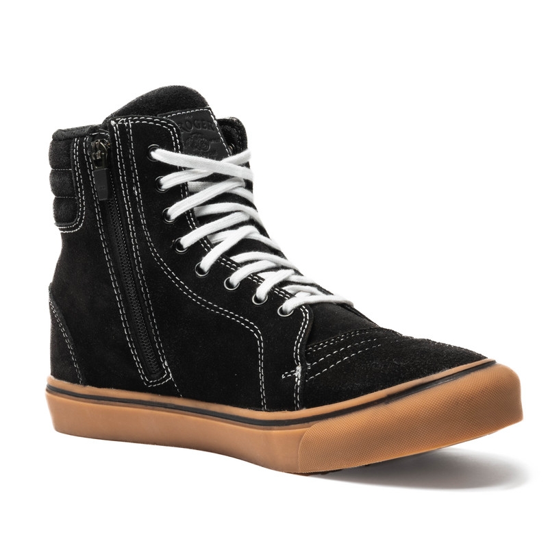 Leder Motorradstiefel BROGER California schwarz