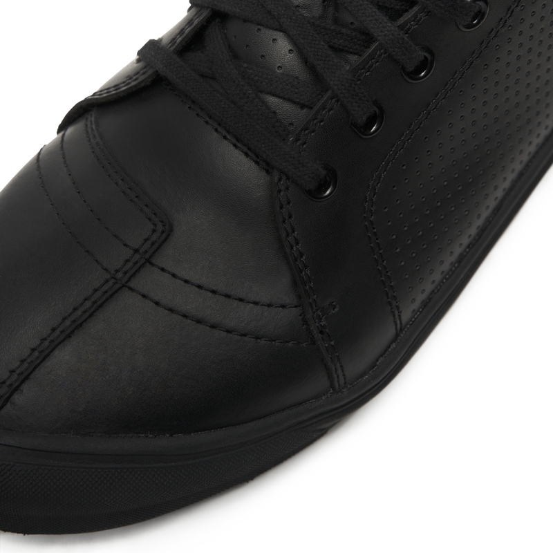 Leder Motorradstiefel BROGER California schwarz perforiert