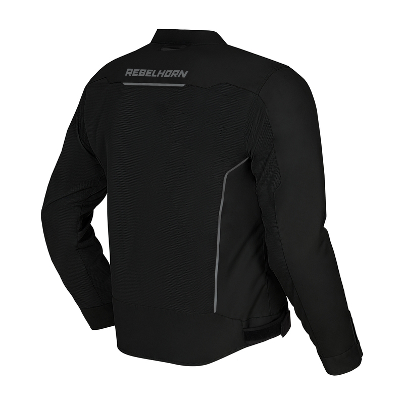 Rebelhorn Classic Mesh Schwarz Motorradjacke