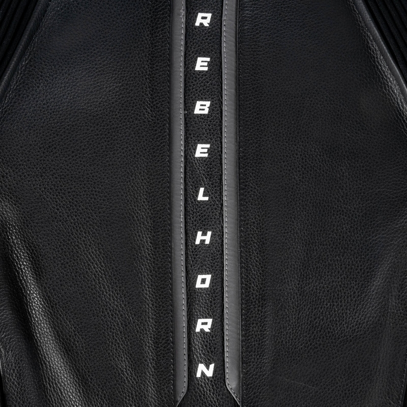 Rebelhorn Veloce Leder Motorradjacke schwarz-weiß