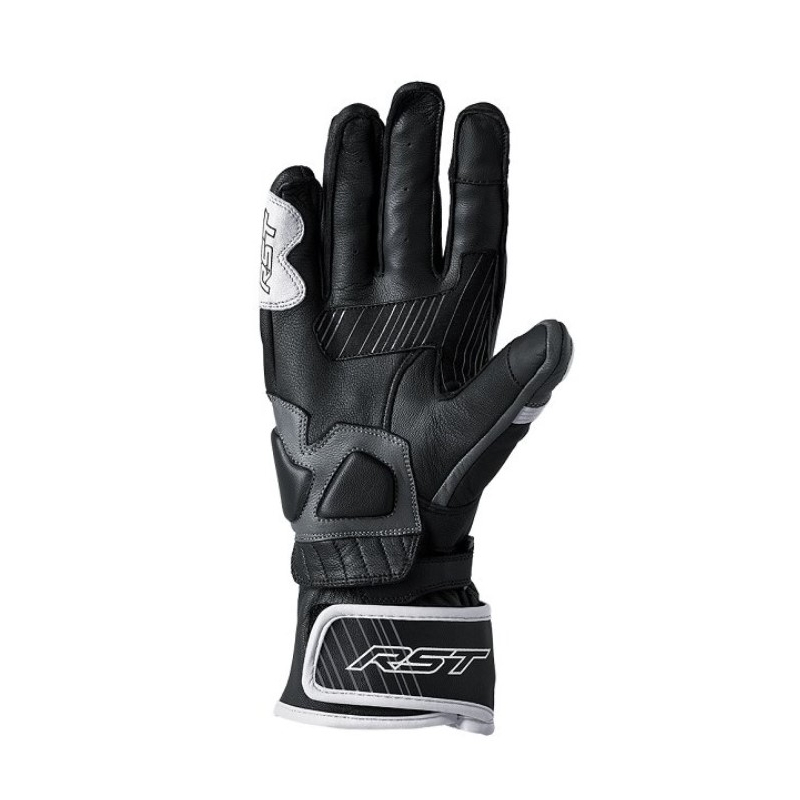 Motorradhandschuhe RST Fulcrum schwarz-grau-weiß Ausverkauf