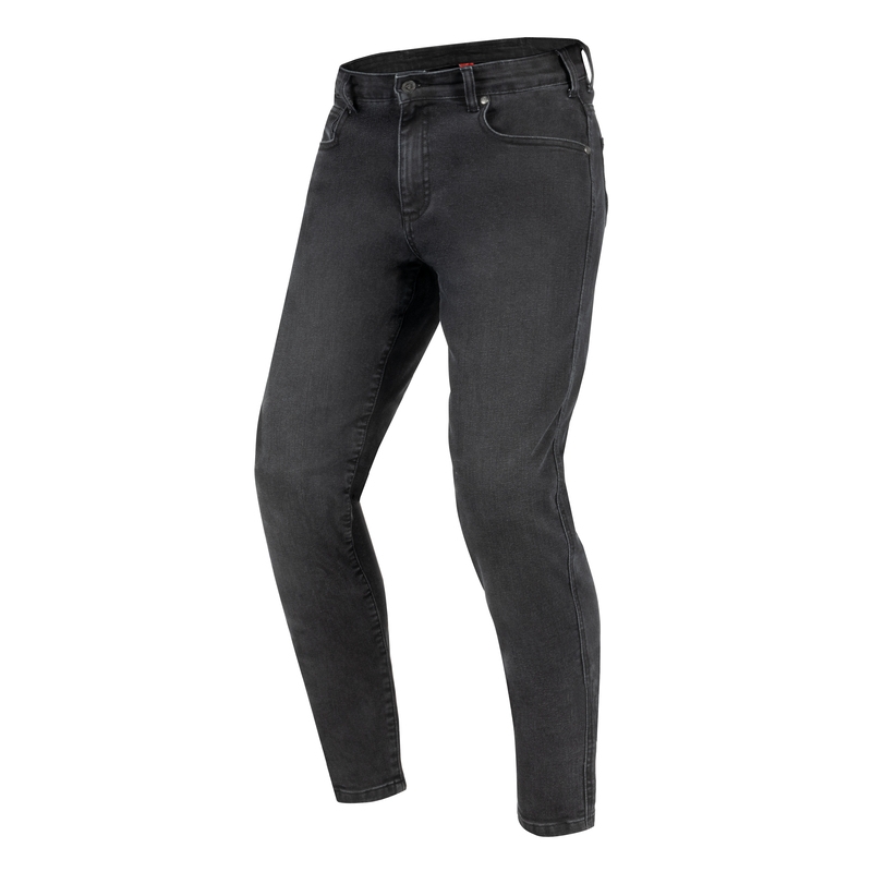 Motorradjeans Rebelhorn Nomad TP gewaschen schwarz Ausverkauf