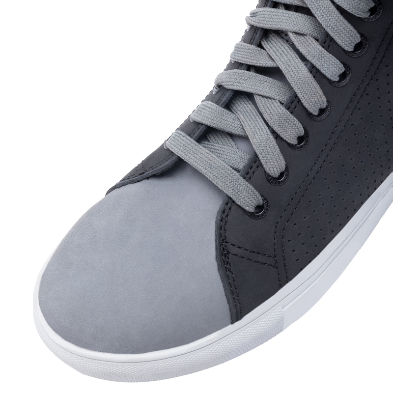 Frauen Rebelhorn Tramp II Schwarz und Grau Motorradstiefel