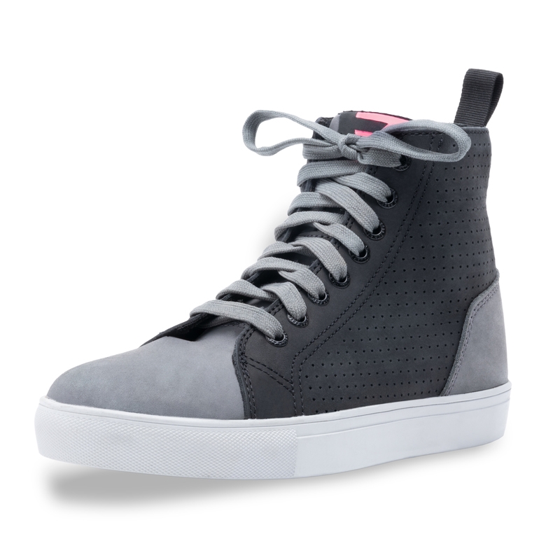 Frauen Rebelhorn Tramp II Schwarz und Grau Motorradstiefel