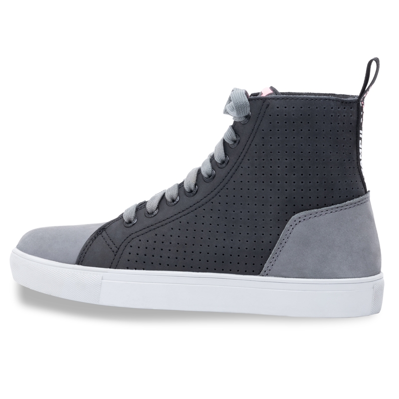 Frauen Rebelhorn Tramp II Schwarz und Grau Motorradstiefel