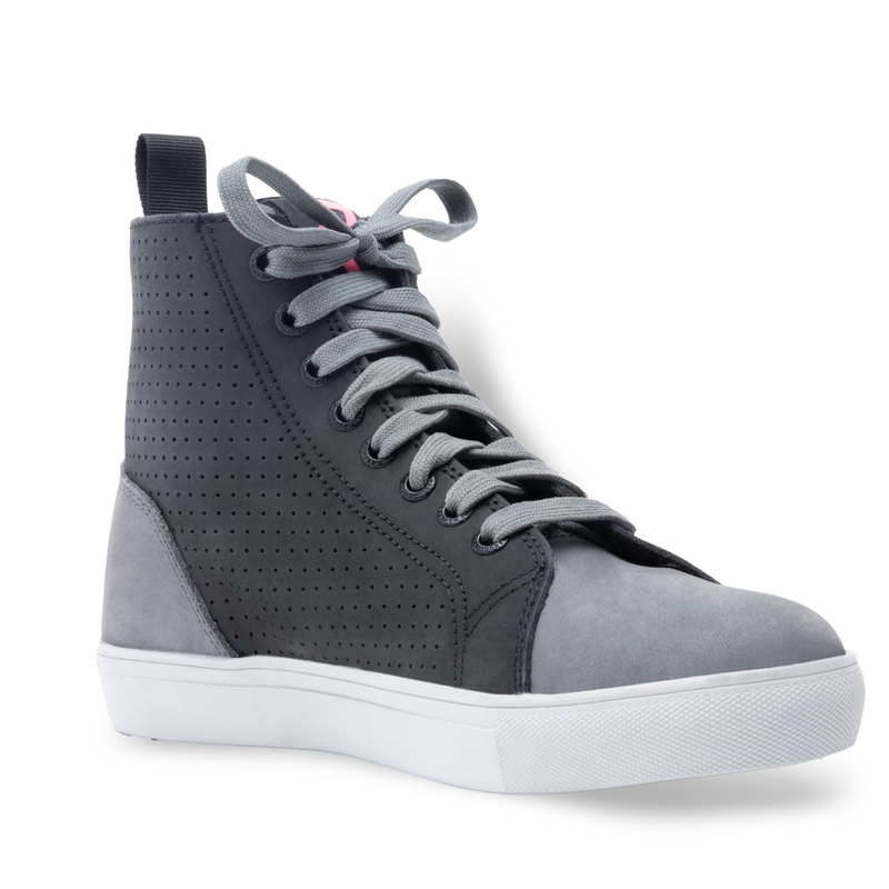 Frauen Rebelhorn Tramp II Schwarz und Grau Motorradstiefel