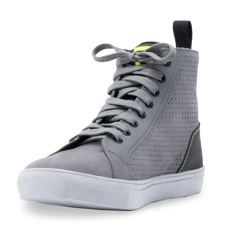 Motorradstiefel Rebelhorn Tramp II grau-fluo gelb Ausverkauf