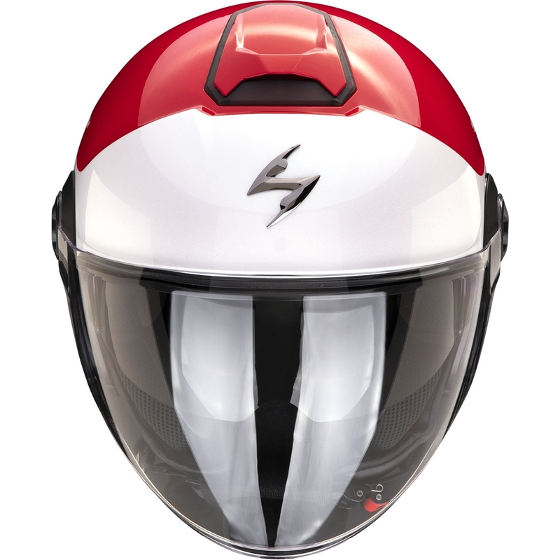Offener Helm Scorpion EXO-CITY II Mall rot-weiß-blau