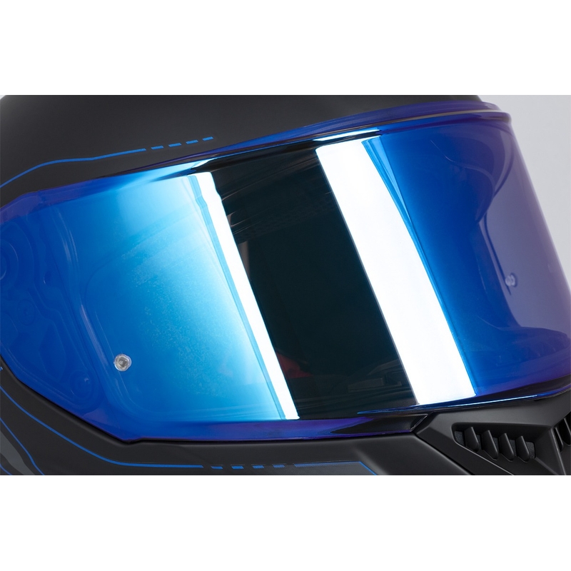 Integral Motorradhelm Cassida Integral GT 2.1 Flash schwarz-blau-grau