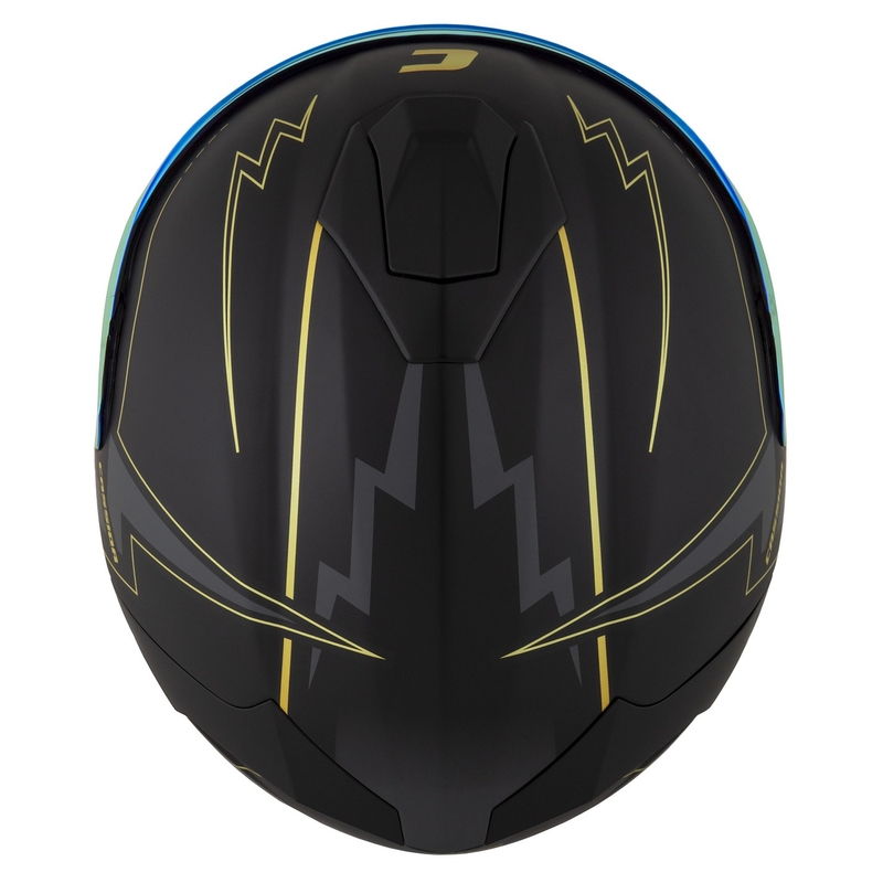 Cassida Integral GT 2.1 Flash schwarz-gold-grauer Motorradhelm
