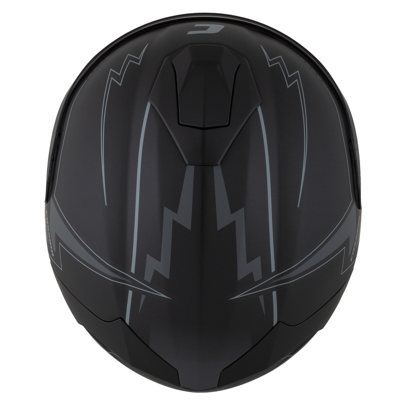 Cassida Integral GT 2.1 Flash Schwarz-Grau Integral-Motorradhelm